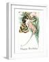 Happy Birthday, Butterfly Lady-null-Framed Art Print