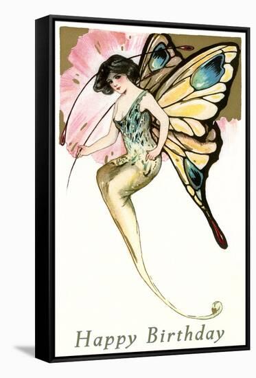 Happy Birthday, Butterfly Lady-null-Framed Stretched Canvas