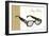 Happy Birthday Eyeglasses-null-Framed Art Print