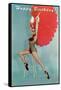 Happy Birthday, Fan Dancer-null-Framed Stretched Canvas