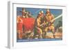 Happy Birthday, Firemen-null-Framed Art Print