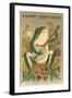 Happy Birthday, Frog with Banjo-null-Framed Art Print