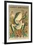 Happy Birthday, Frog with Banjo-null-Framed Art Print