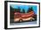 Happy Birthday Hotdog, Wienermobile-null-Framed Art Print