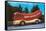 Happy Birthday Hotdog, Wienermobile-null-Framed Stretched Canvas