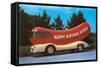 Happy Birthday Hotdog, Wienermobile-null-Framed Stretched Canvas