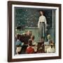 "Happy Birthday, Miss Jones", March 17,1956-Norman Rockwell-Framed Giclee Print