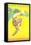 Happy Birthday, Modern Dancer-null-Framed Stretched Canvas