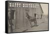 Happy Birthday, Mule and Man-null-Framed Stretched Canvas