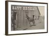 Happy Birthday, Mule and Man-null-Framed Art Print