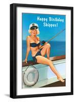 Happy Birthday Skipper-null-Framed Art Print