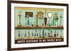 Happy Birthday to my Trophy Wife-null-Framed Art Print