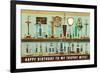 Happy Birthday to my Trophy Wife-null-Framed Art Print