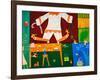 Happy Birthday to you, 2001,(oil on linen)-Cristina Rodriguez-Framed Giclee Print