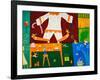 Happy Birthday to you, 2001,(oil on linen)-Cristina Rodriguez-Framed Giclee Print