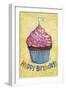 Happy Birthday To You Cupcake-Melinda Hipsher-Framed Giclee Print