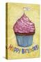 Happy Birthday To You Cupcake-Melinda Hipsher-Stretched Canvas