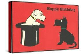 Happy Birthday Westie and Scottie-null-Stretched Canvas