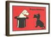 Happy Birthday Westie and Scottie-null-Framed Premium Giclee Print