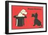 Happy Birthday Westie and Scottie-null-Framed Premium Giclee Print