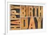 Happy Birthday-PixelsAway-Framed Photographic Print