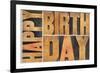 Happy Birthday-PixelsAway-Framed Photographic Print