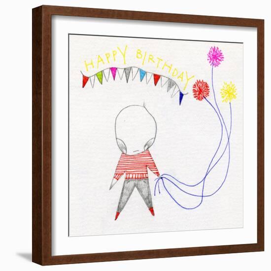 Happy Birthday-Bella Larsson-Framed Giclee Print