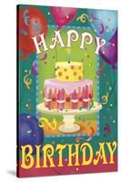 Happy Birthday-Fiona Stokes-Gilbert-Stretched Canvas