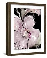 Happy Bloom on Black I-Lanie Loreth-Framed Art Print