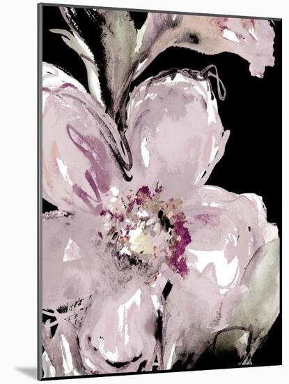 Happy Bloom on Black I-Lanie Loreth-Mounted Art Print