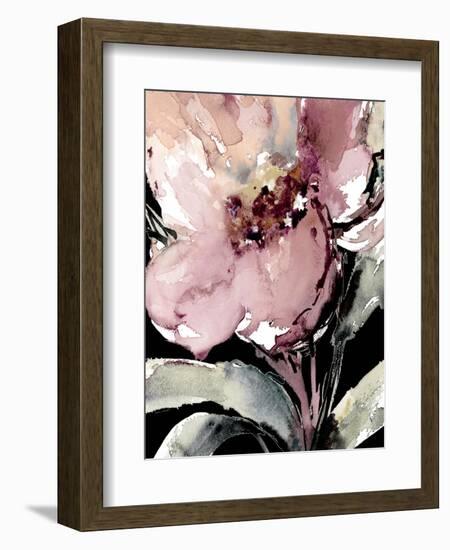 Happy Bloom on Black II-Lanie Loreth-Framed Art Print