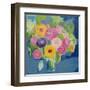 Happy Bouquet-Farida Zaman-Framed Art Print