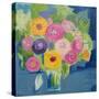 Happy Bouquet-Farida Zaman-Stretched Canvas