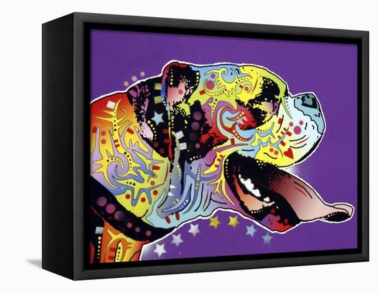 Happy Boxer-Dean Russo-Framed Stretched Canvas