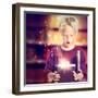 Happy Boy Opening A Gift Box-Melpomene-Framed Photographic Print