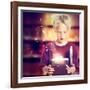 Happy Boy Opening A Gift Box-Melpomene-Framed Photographic Print