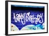 Happy Brithday In Graffiti-sammyc-Framed Photographic Print