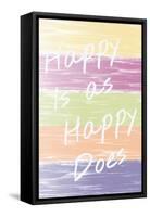 Happy Brush-Melody Hogan-Framed Stretched Canvas