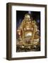 Happy Buddha statue, Tu An Buddhist Temple, Saint-Pierre-en-Faucigny, Haute Savoie, France-Godong-Framed Photographic Print