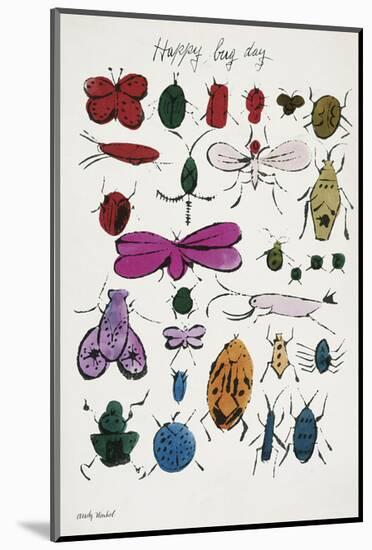 Happy Bug Day, 1954-Andy Warhol-Mounted Art Print