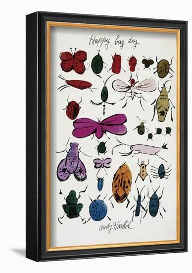 Happy Bug Day, c.1954-Andy Warhol-Framed Art Print