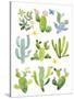 Happy Cacti-Jane Maday-Stretched Canvas