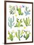 Happy Cacti-Jane Maday-Framed Art Print