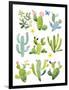 Happy Cacti-Jane Maday-Framed Art Print