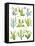 Happy Cacti-Jane Maday-Framed Stretched Canvas