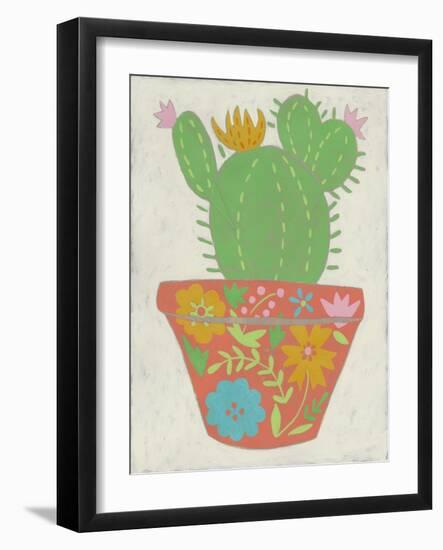 Happy Cactus I-Chariklia Zarris-Framed Art Print