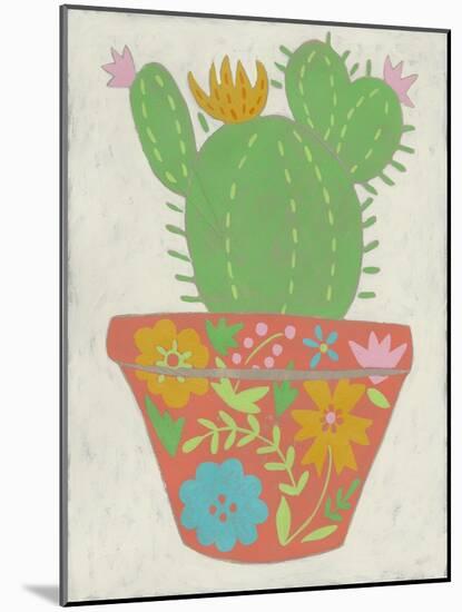 Happy Cactus I-Chariklia Zarris-Mounted Art Print