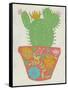 Happy Cactus I-Chariklia Zarris-Framed Stretched Canvas