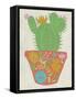 Happy Cactus I-Chariklia Zarris-Framed Stretched Canvas