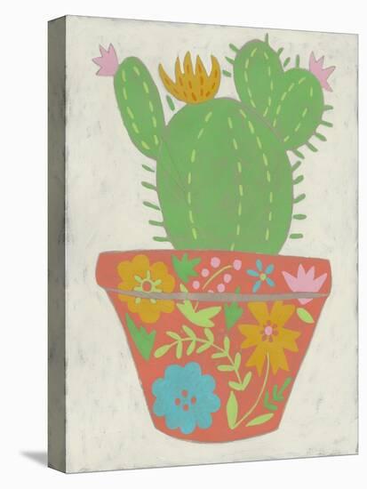 Happy Cactus I-Chariklia Zarris-Stretched Canvas